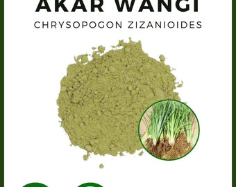 POWDER Vetiver Roots Khus Khus Chrysopogon Zizanioides Akar Wangi Herbal All Fresh Natural Herbs spices Indonesian herb Organic WildCrafted