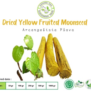 Dried Dry Yellow Fruited Moonseed Dry Arcangelisia Flava Premium Fresh Natural Organic Herb Spices Herbal Pure WildCrafted Hygienic