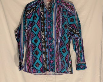 80's button up shirt