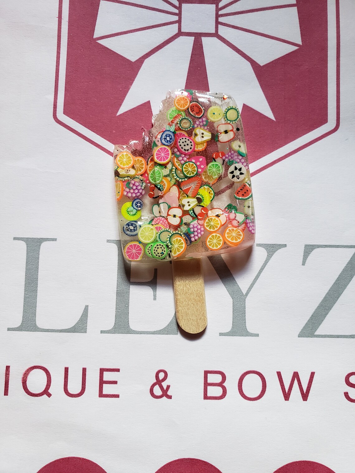 FRUIT POPSICLES Popsicles Fruit Hair Accessories Bow Etsy