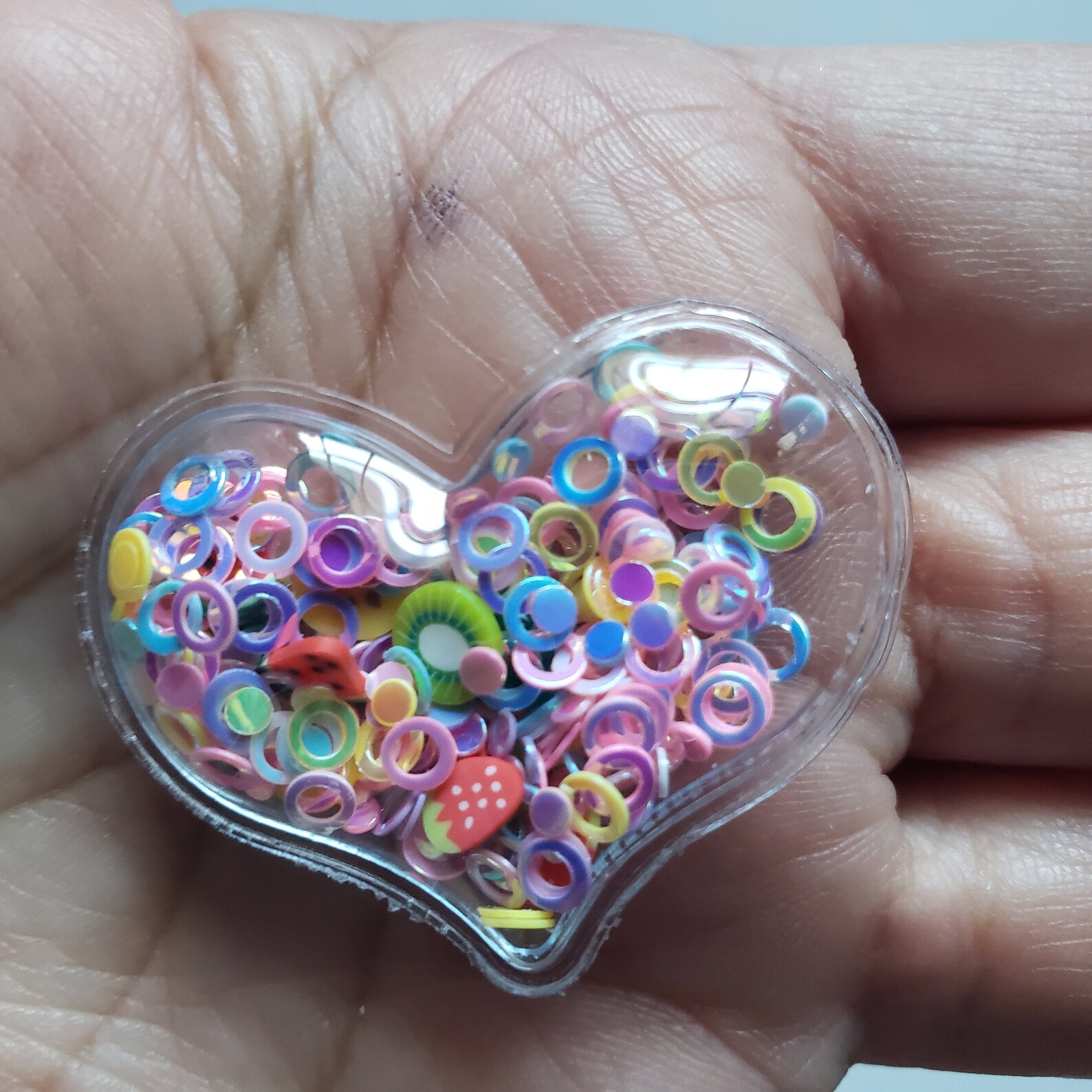 HEART SHAKERS Transparent Heart Shakers Snap Clip Etsy