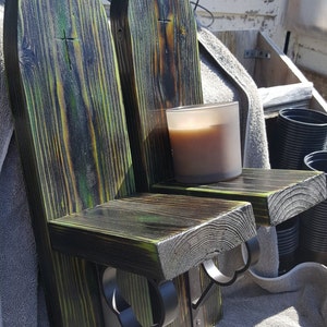 A pair of Old Gothic/Medieval Style Wall Shelf image 2