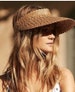 Summer Hat / Beach Hat / Beach Accessories / Womenswear / Summer Sun / Hat Accessory / Straw Hat / Sun Visor / Retro Fashion / IslandSarongs 