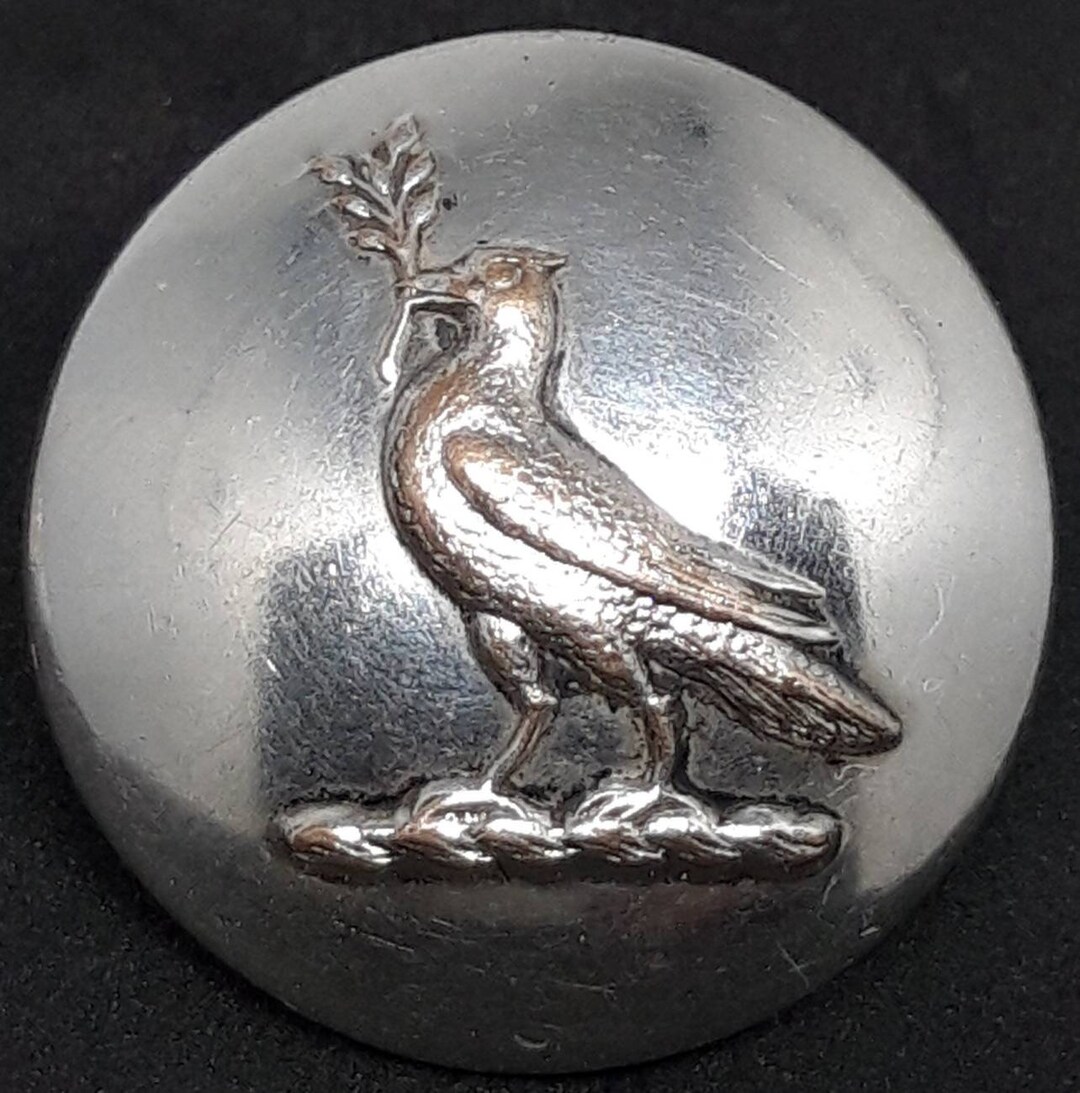 Button Walters Antique Silver Plate Livery Button to the Walters Family. This Example ...