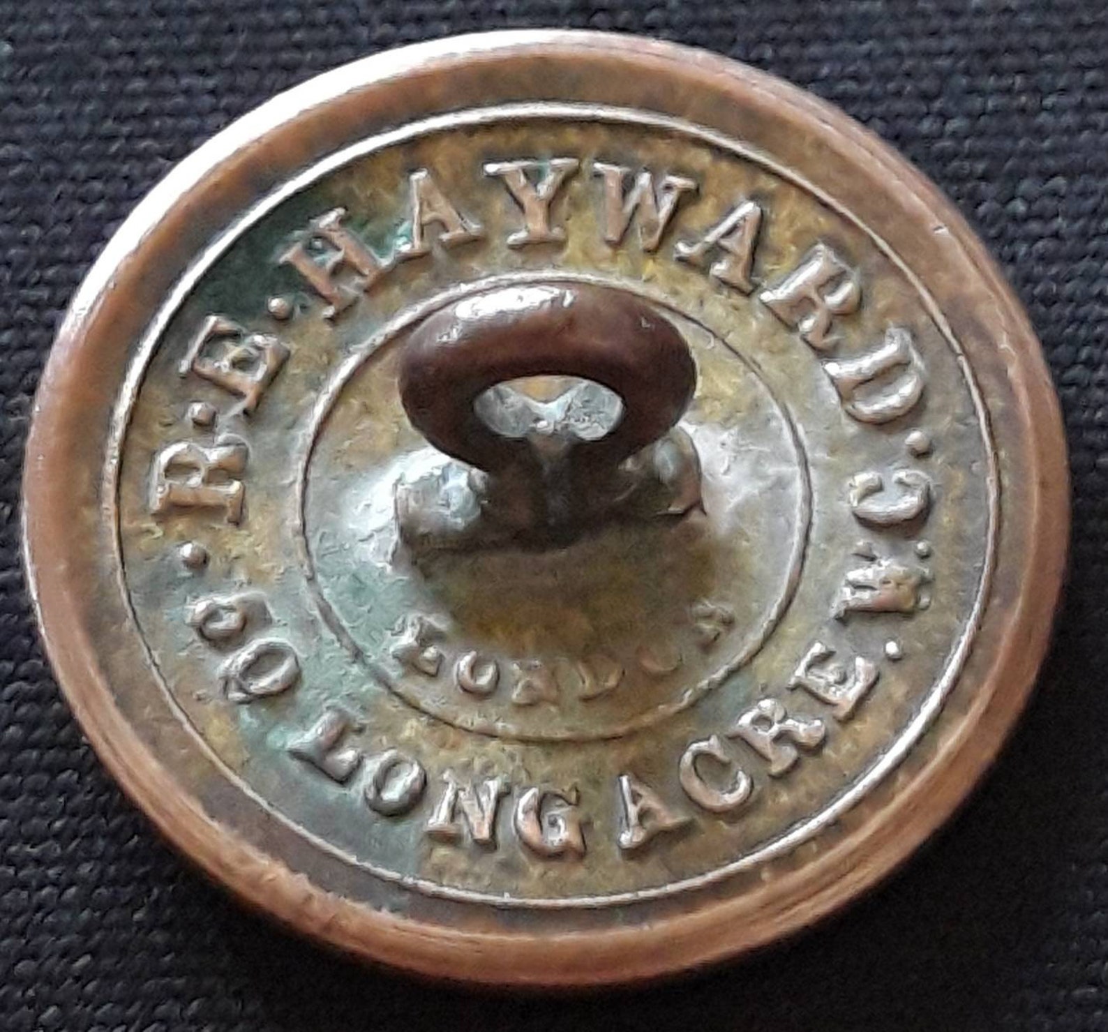 Early Antique Silver Plate Livery Button to the Hickman Family Etsy