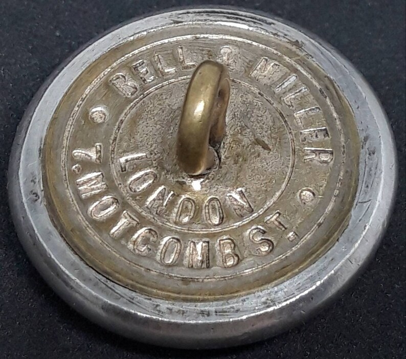 Button Walters Antique Silver Plate Livery Button to the Walters Family. This Example ...