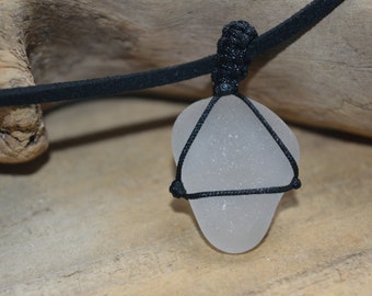 Sea Glass, Sea Glass Jewelry, Sea Glass Pendant, Sea Glass Necklace, Large Sea Glass, Large Necklace, Handmade Pendant, Handmade Jewelry
