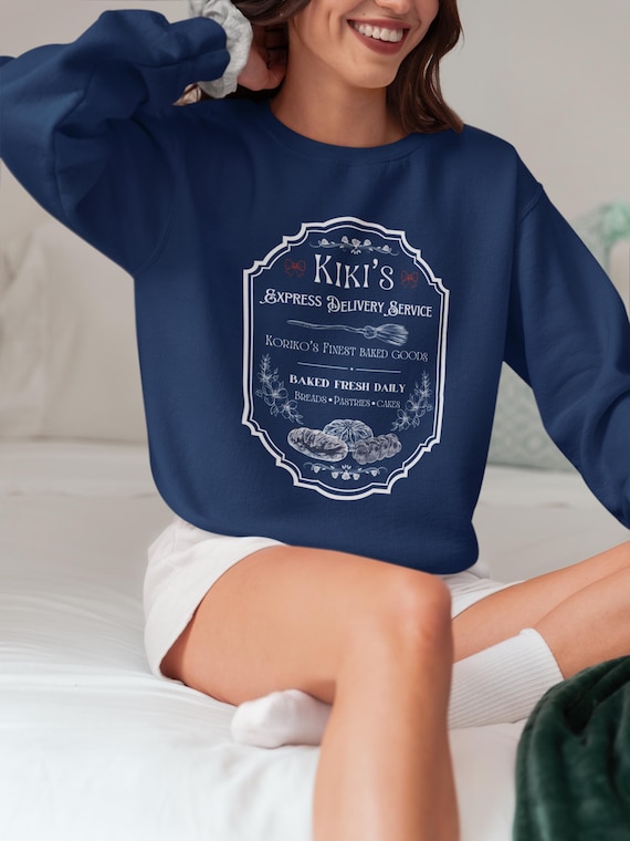 Kiki's Delivery Service Unisex Crewneck Sweatshirt | Cozy Gift for Her, Ghibli Inspired Apparel, Perfect for Fans, Casual Everyday Wear