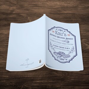 Kiki's Delivery Service Inspired Softcover Journal - Studio Ghibli, Recipe Book, Perfect Gift for Writers image 2