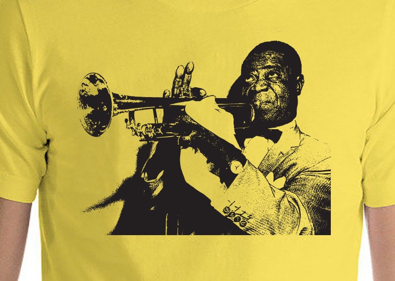 ShawnGMedia Louis Armstrong Jazz Music Short-Sleeve Unisex T-Shirt