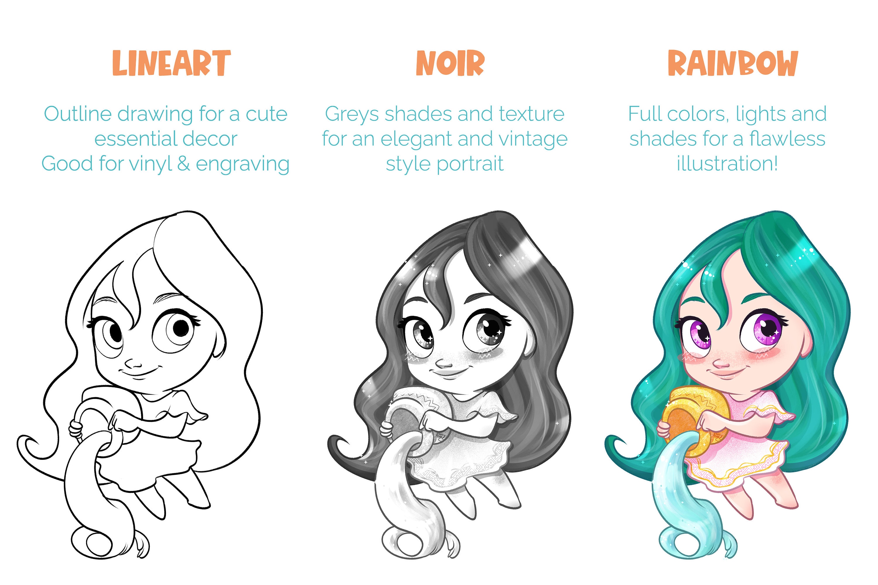 Chibi Couple Portrait - a Cute Half Bust Illustration for Your Wedding  Favors, Social Media Profile Picture, or a Custom Funny Gift for Bff! - Etsy, image size:3000x2000