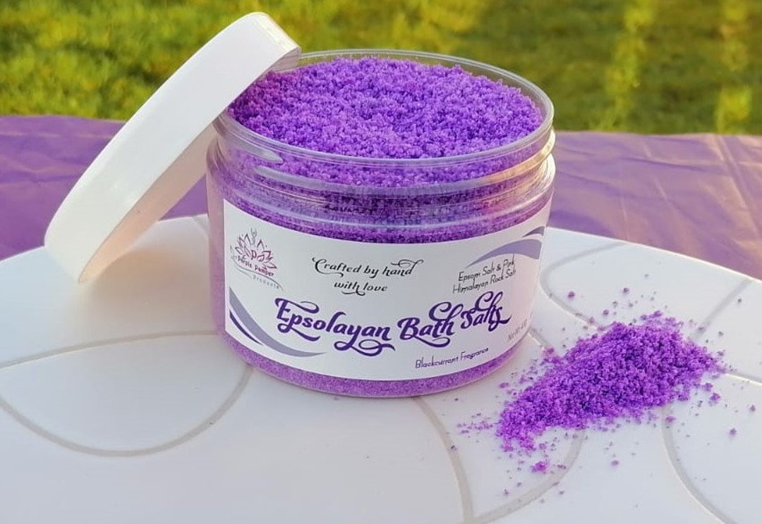 Epsolayan Bath Salts Epsom Salt & Pink Himalayan Salt Etsy UK