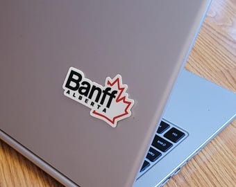 Banff - Alberta - Canada - Ski Resort Stickers