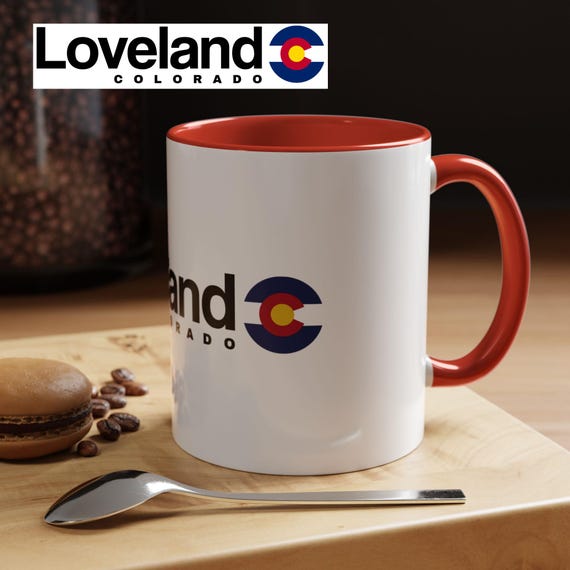 ラブランド - コロラド州 - スキーリゾート セラミックマグ - コロラド