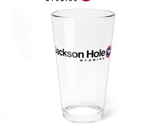 Jackson Hole - Wyoming - Pint Glass - 16oz