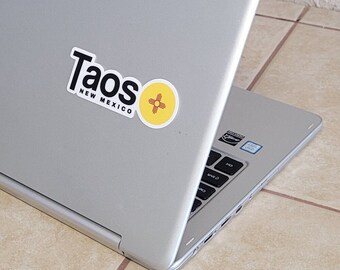 Tao Ski Resort Vinyl Sticker - New Mexico Flag