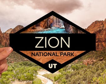 Parque Nacional Zion - Utah - Pegatina de vinilo