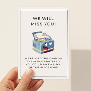 Carte de collègue à la retraite imprimable, carte de départ à la retraite du patron, carte de retraite sarcastique pour le patron, carte de collègue à la retraite, carte de départ d'un collègue