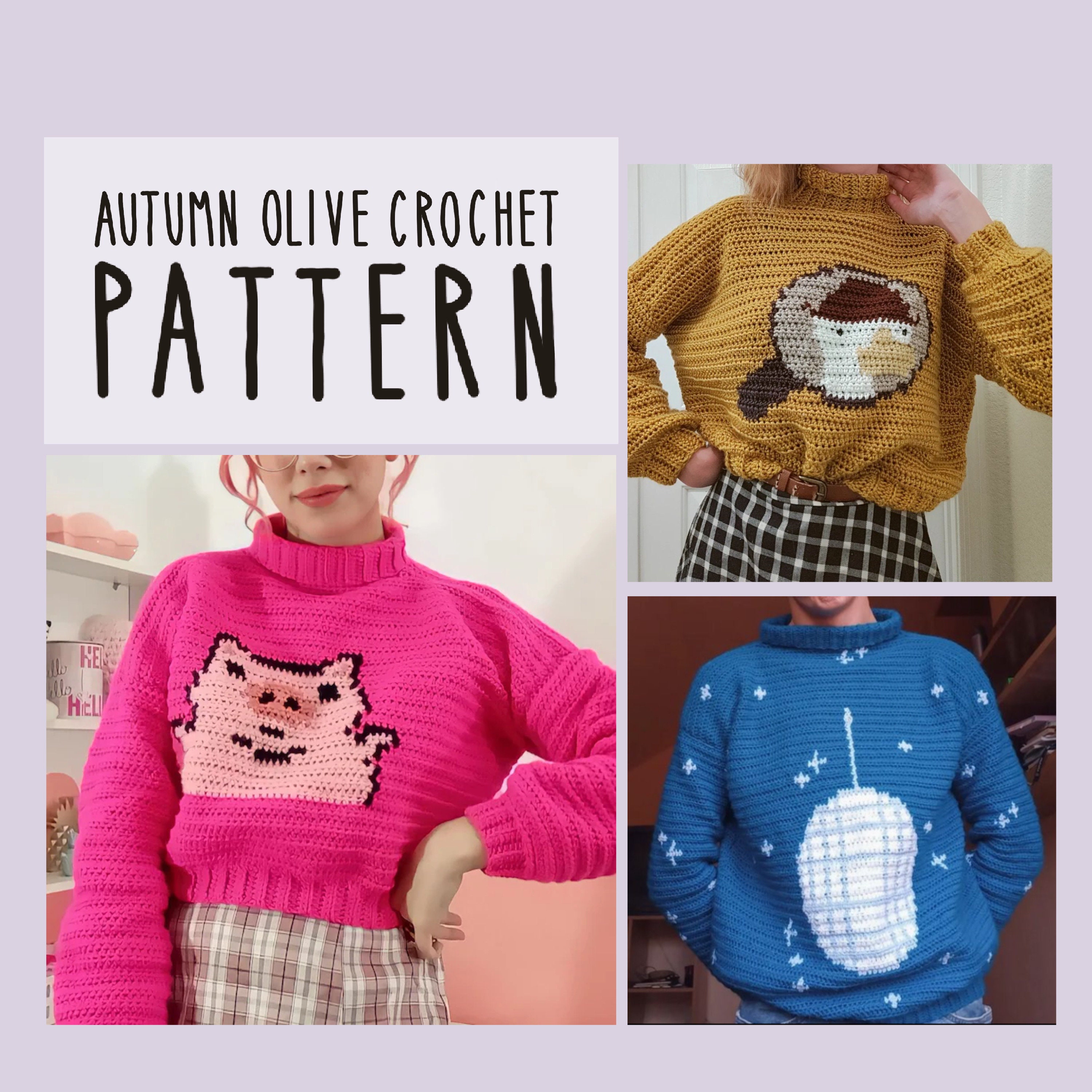 Crochet Pattern Mabel's Sweater Collection Part II 20 Etsy UK