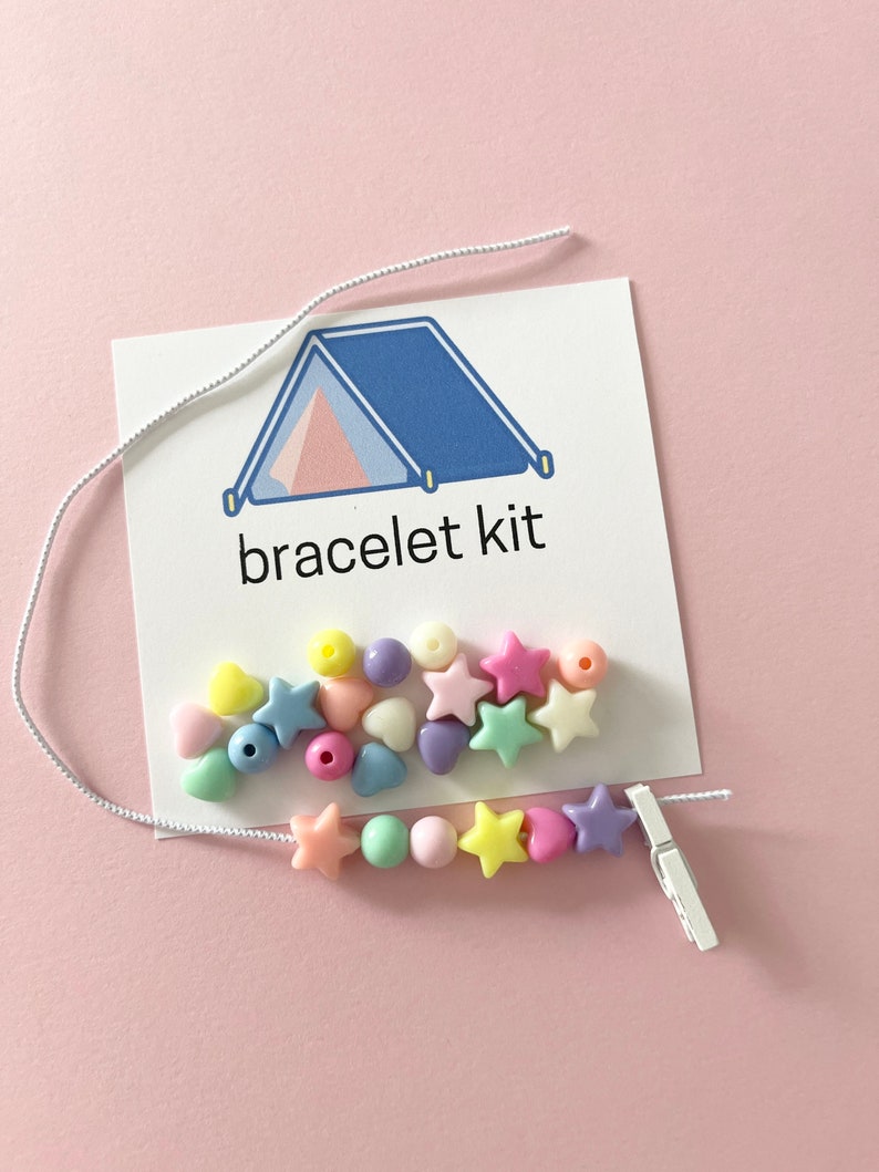 Camping Party Favor DIY Bracelet Kit for Girls Party DIY Etsy