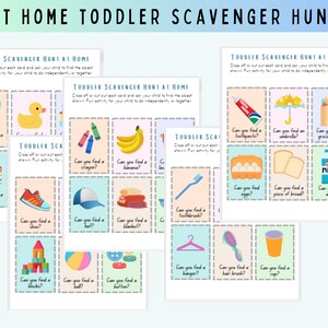 Búsqueda del tesoro para juegos en casa para niños, actividades para niños pequeños y preescolares, juegos en la puerta para niños