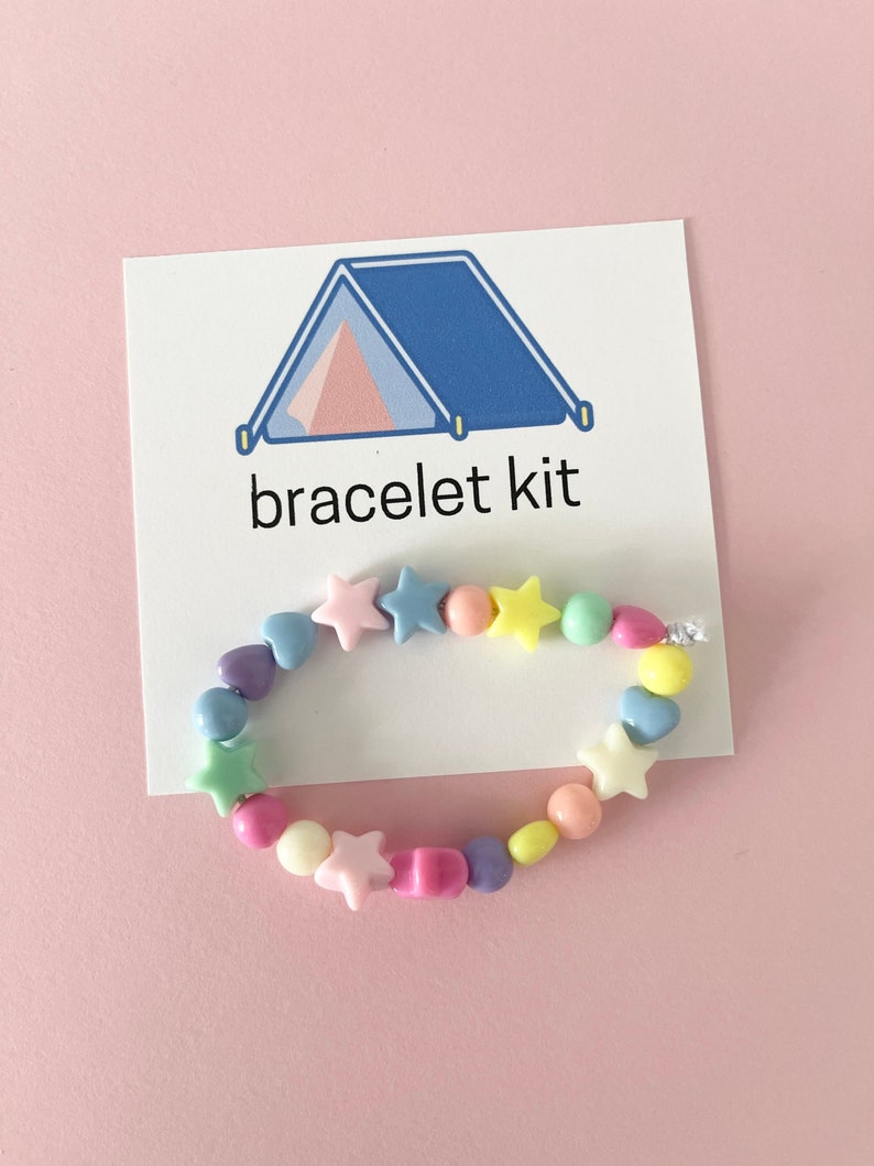 Camping Party Favor DIY Bracelet Kit for Girls Party DIY Etsy