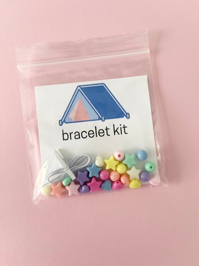 Camping Party Favor DIY Bracelet Kit for Girls Party DIY Etsy