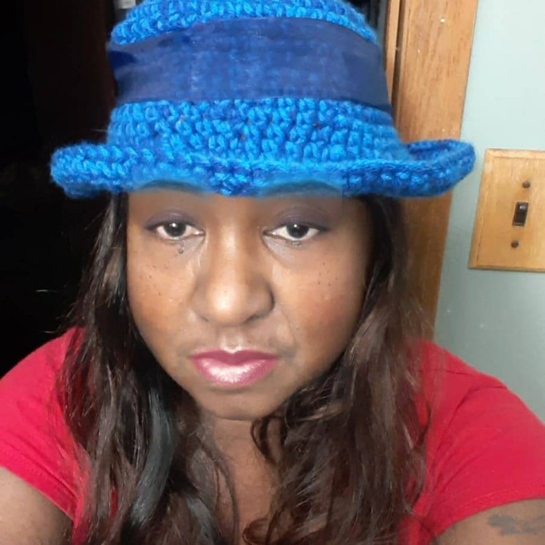 Blue Fedora with Extensions