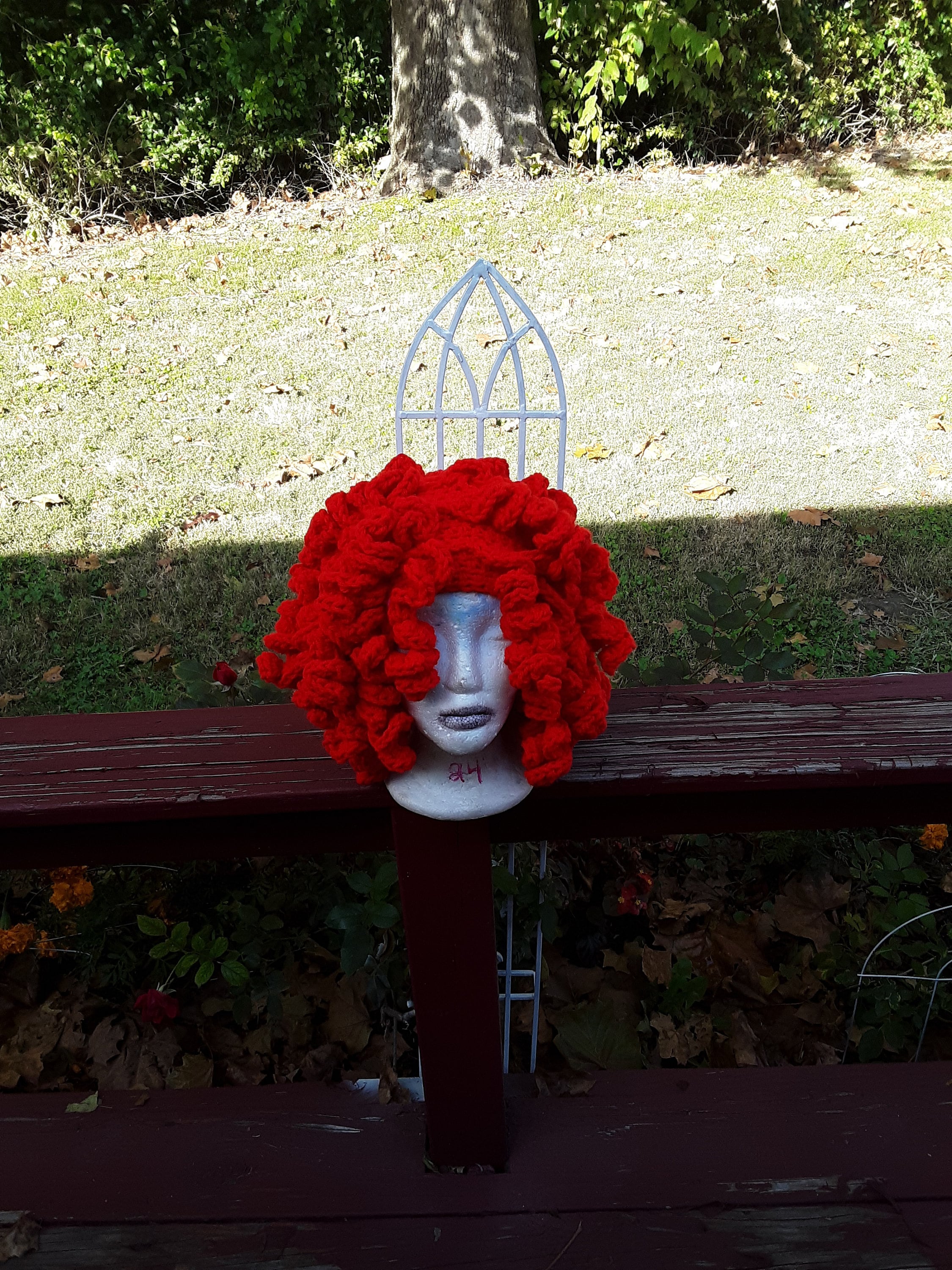 Gray Yarn Wig Etsy Canada