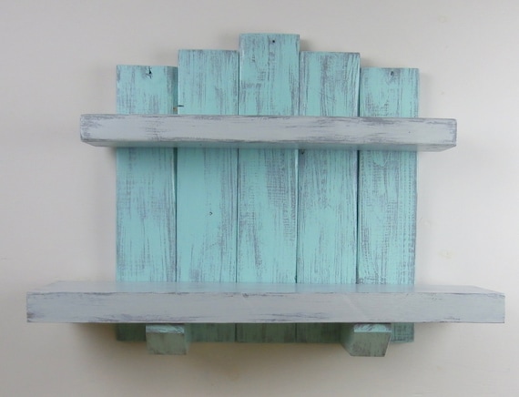 Handmade Wood Wall Shelves Beach Decor Above Toilet Etsy
