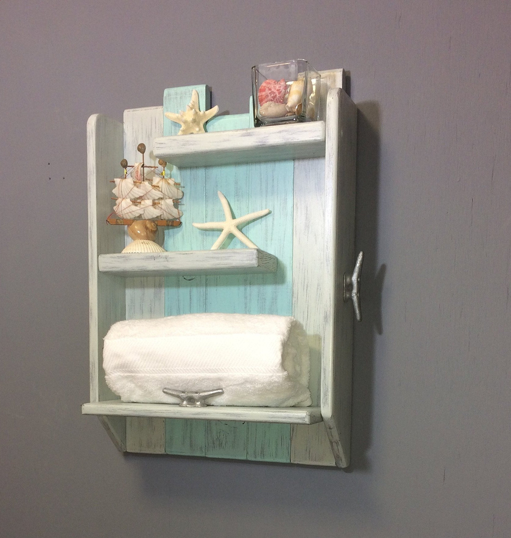 Coastal Towel Rack - Nautical Storage Solution – Beach Dweller