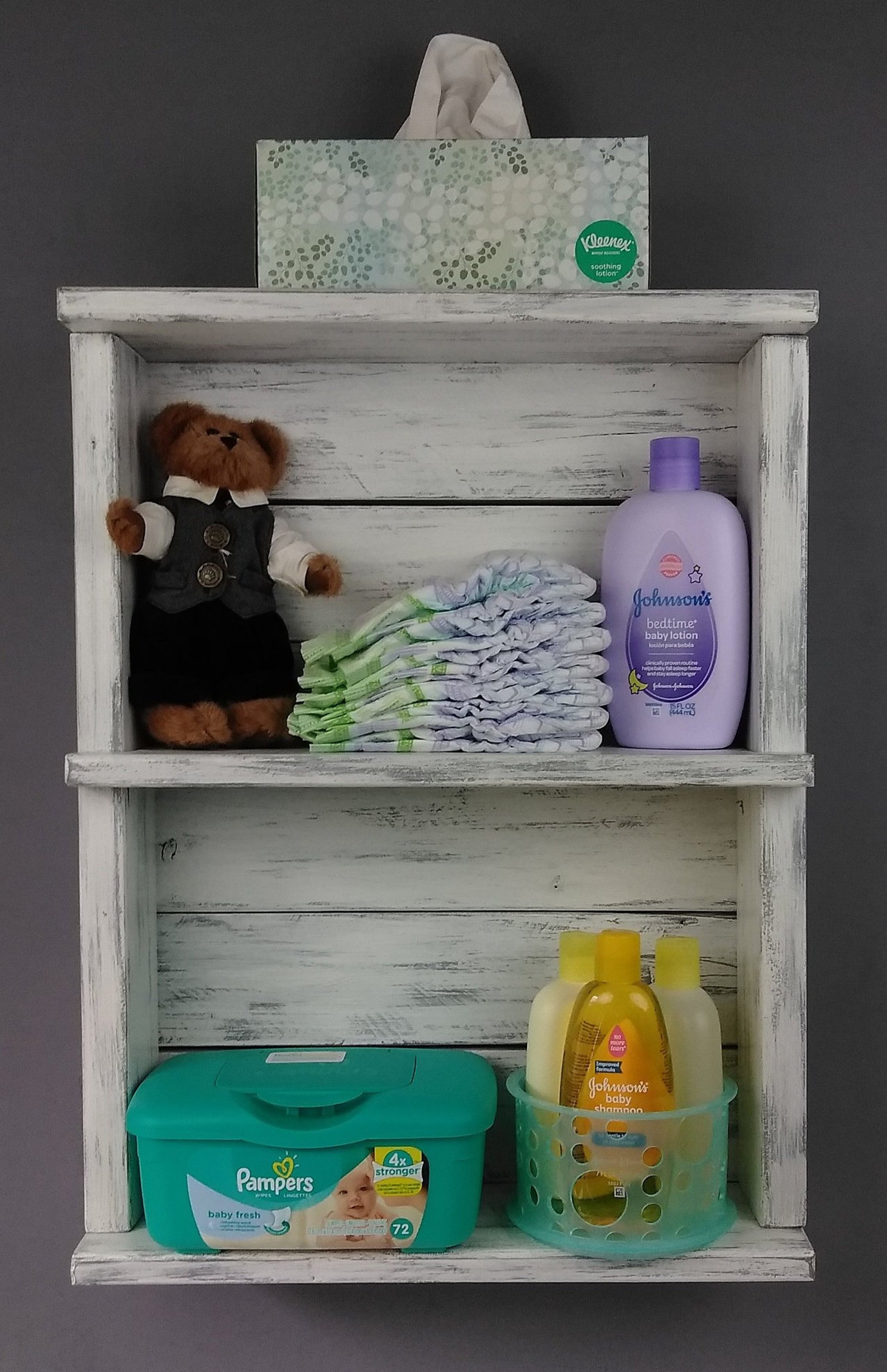 Small Bathroom Shelf for Towels Rustic White Bathroom Shelf Etsy