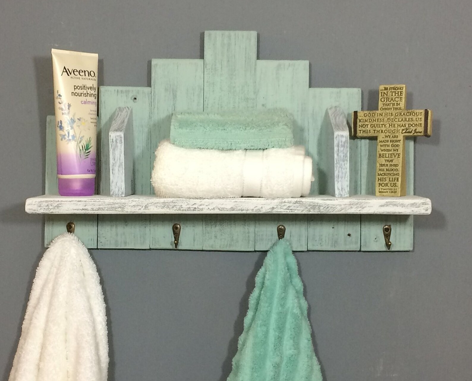 Nautical wall shelf for a bathroom accent shelf for a Etsy