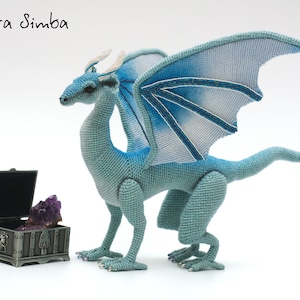 0013 Crochet Pattern - Elsa, the Dragon - Pdf file by Alexandra Simba Etsy