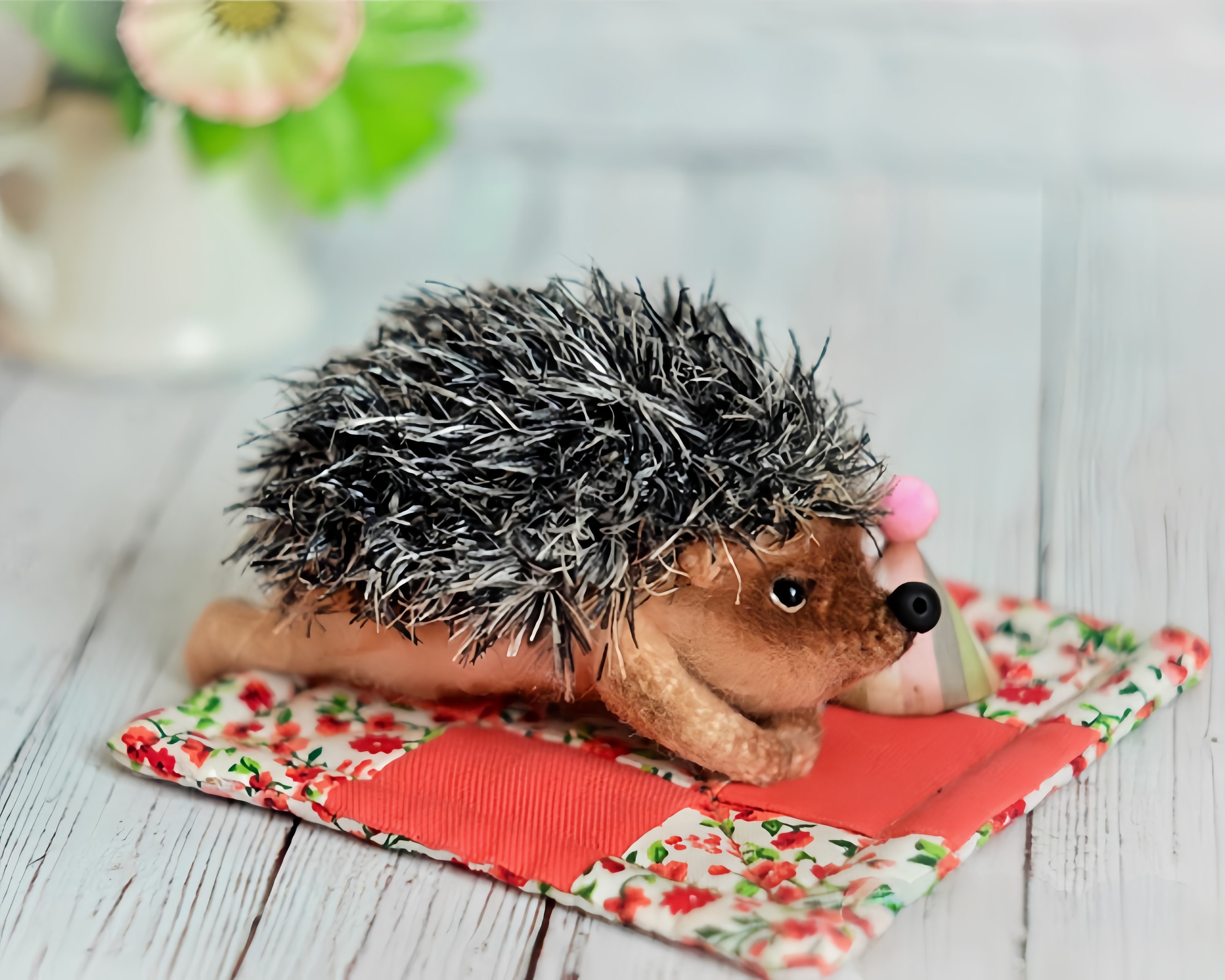 30 Baby Hat Crochet Patterns for Sweet Handmade Gifts and Everyday Warmth 21 Hedgehog Crochet Toy with Hat and Skirt