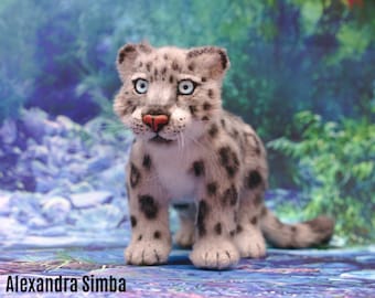 0029 Leopard Crochet Pattern - Shanghai Leopard Wise Mao Bars Puma Cat - Pdf file by Alexandra Simba Etsy