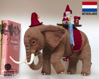 0001NL Haak Patroon - Olifant - Pdf file by Alexandra Simba Etsy