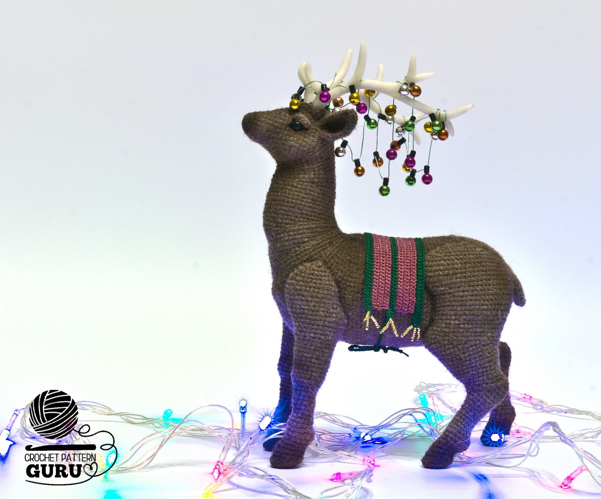 30 Deer Crochet Patterns for Woodland, Holiday, and Amigurumi Projects 2 Noble Reindeer Patronus Stag