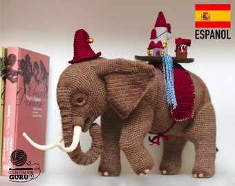 0001ES Patrón de ganchillo - El Elefante - Pdf file by Alexandra Simba Etsy