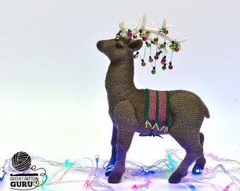 0042 Crochet Pattern - Noble deer Patronus Stag - Pdf file by Alexandra Simba Etsy