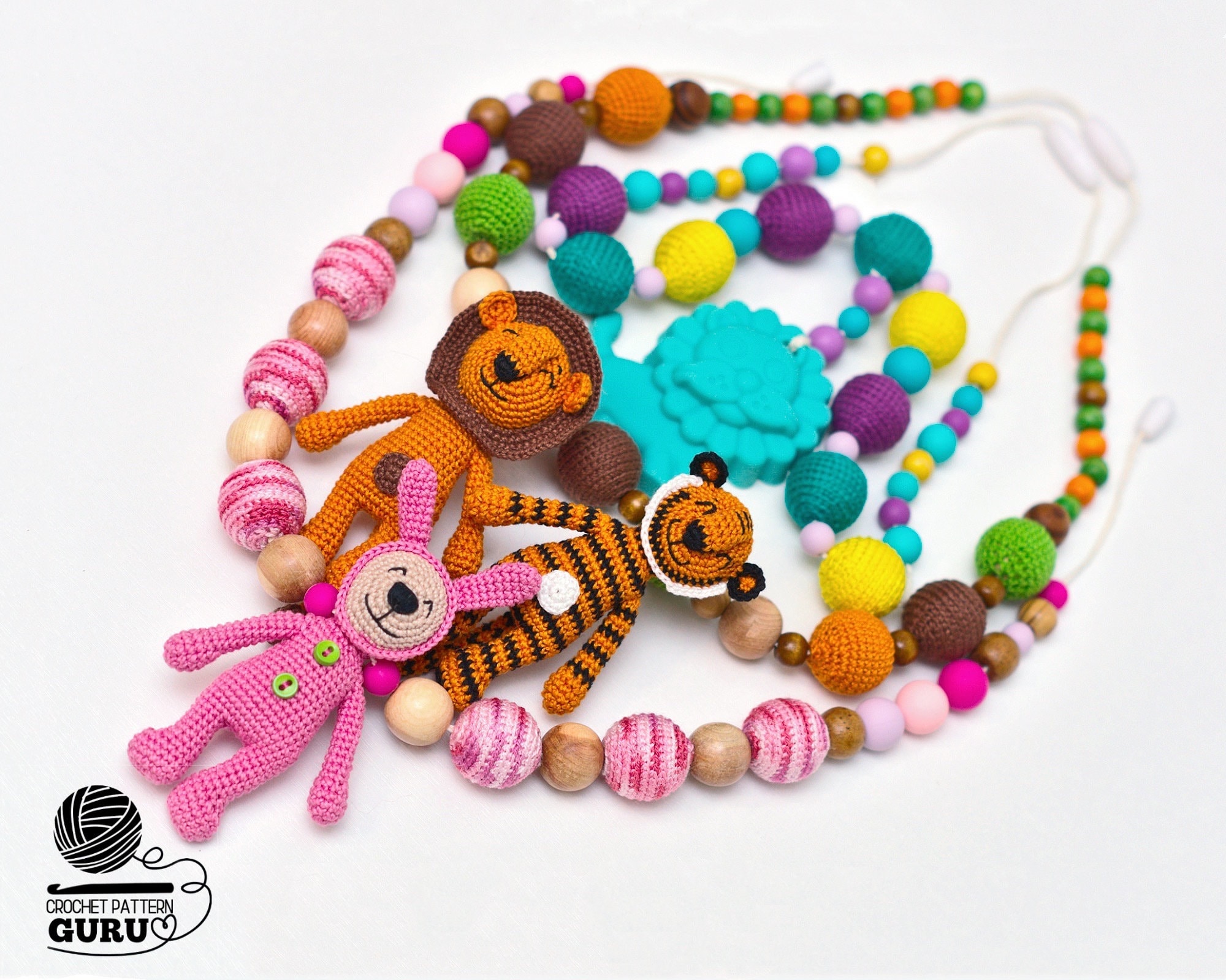 Mini Lion, Tiger, and Hare Set