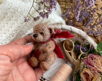 0068 Crochet Pattern - Mini Teddy bear - Pdf file by Julia Ogol Etsy