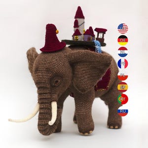 0001 Haakpatroon Olifant - Olifant - Stap-voor-stap PDF-bestand Simba Etsy