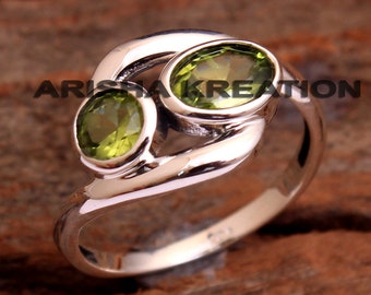 Anello In Argento 925 Con Pietra Calcedonio Acquamarina | Fatto A Mano In India | Misura 27 | Gioiello Etnico