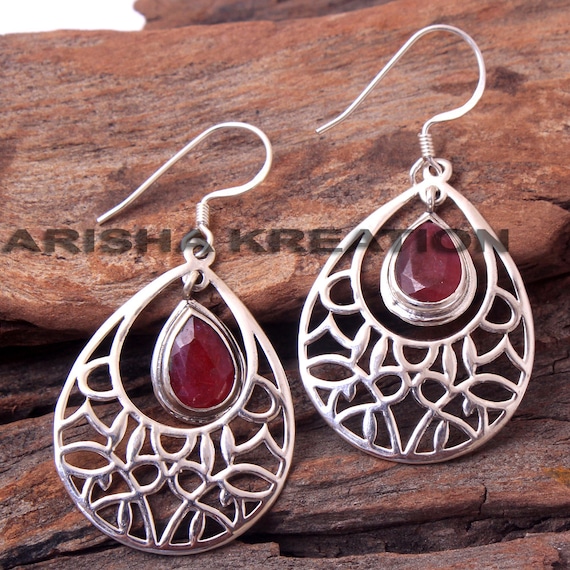 Bague Argent Rubis Zoïsite #14