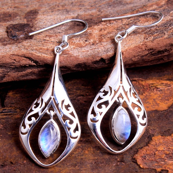 Women Silver Designer Earrings, 925 Silver Earrings
