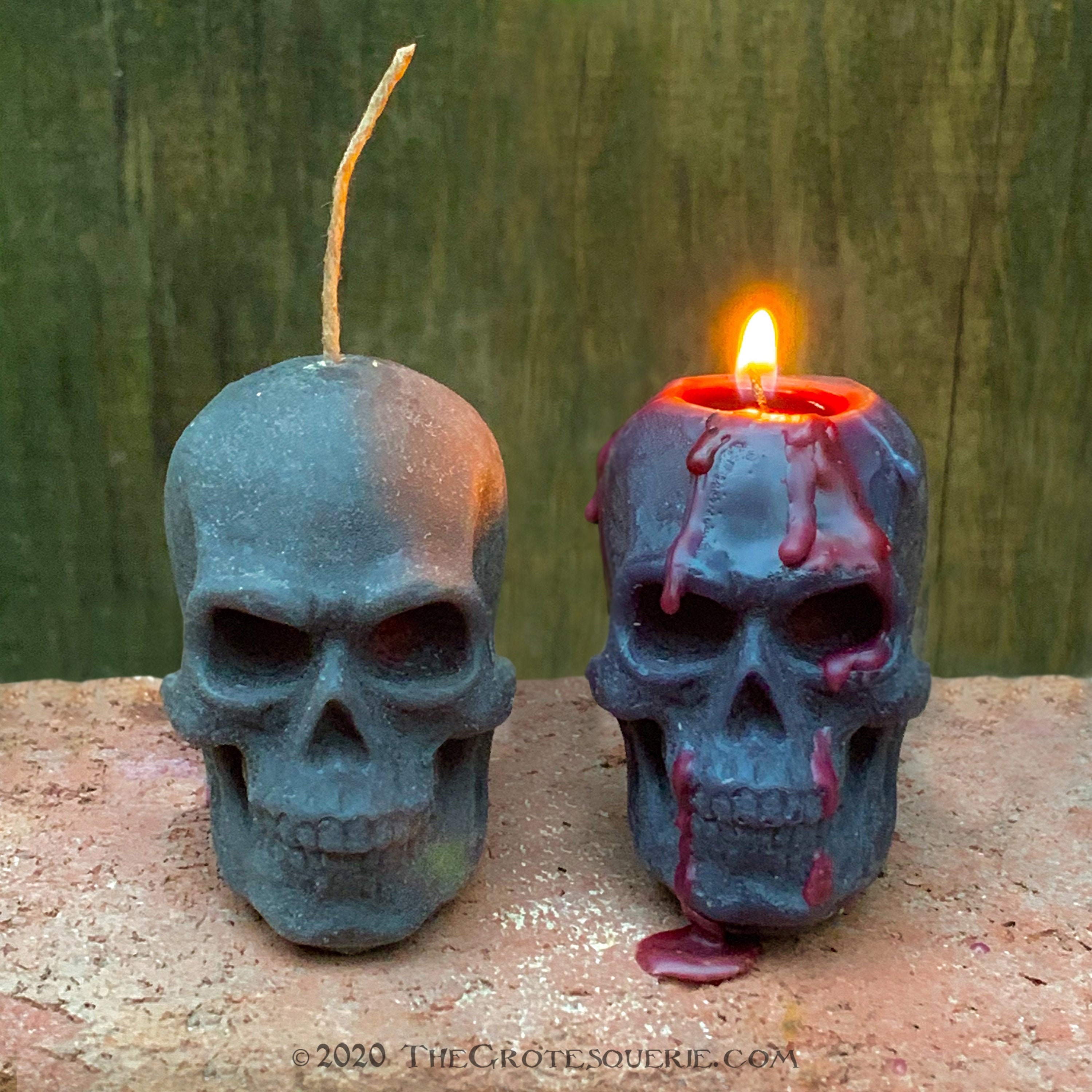 Skull Candle in black 