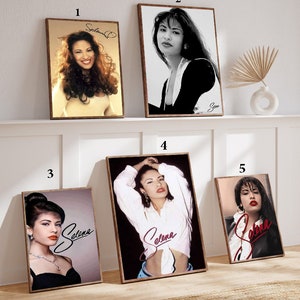 Selena Quintanilla Vintage Poster, Home Decor