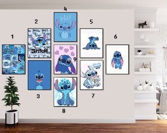 Wall Stitch Decal Lilo and Stitch Quote Ohana Means Family Nobody Gets Left  Behind or Forgotten Children's Room Vinyl Sticker Murals A406 
