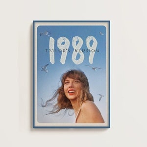Hot Crystal Skies Blue 1989 Taylors Version Poster, Taylor Swift Poster Wall  Art - Allsoymade